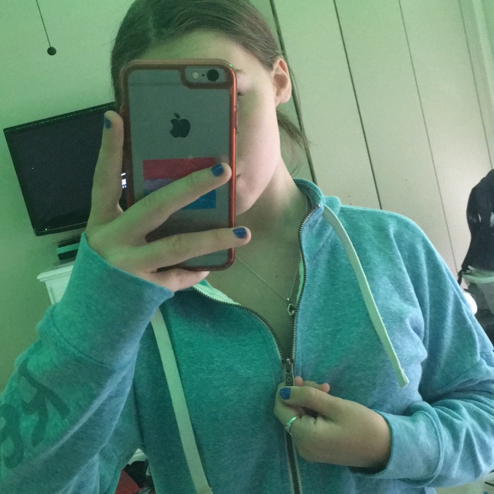 Blue Reebok Zip-Up - Picture 2 of 3